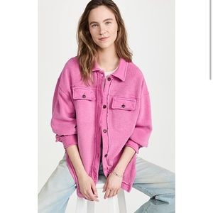 Free People Ruby Jacket Pink Envy XS
